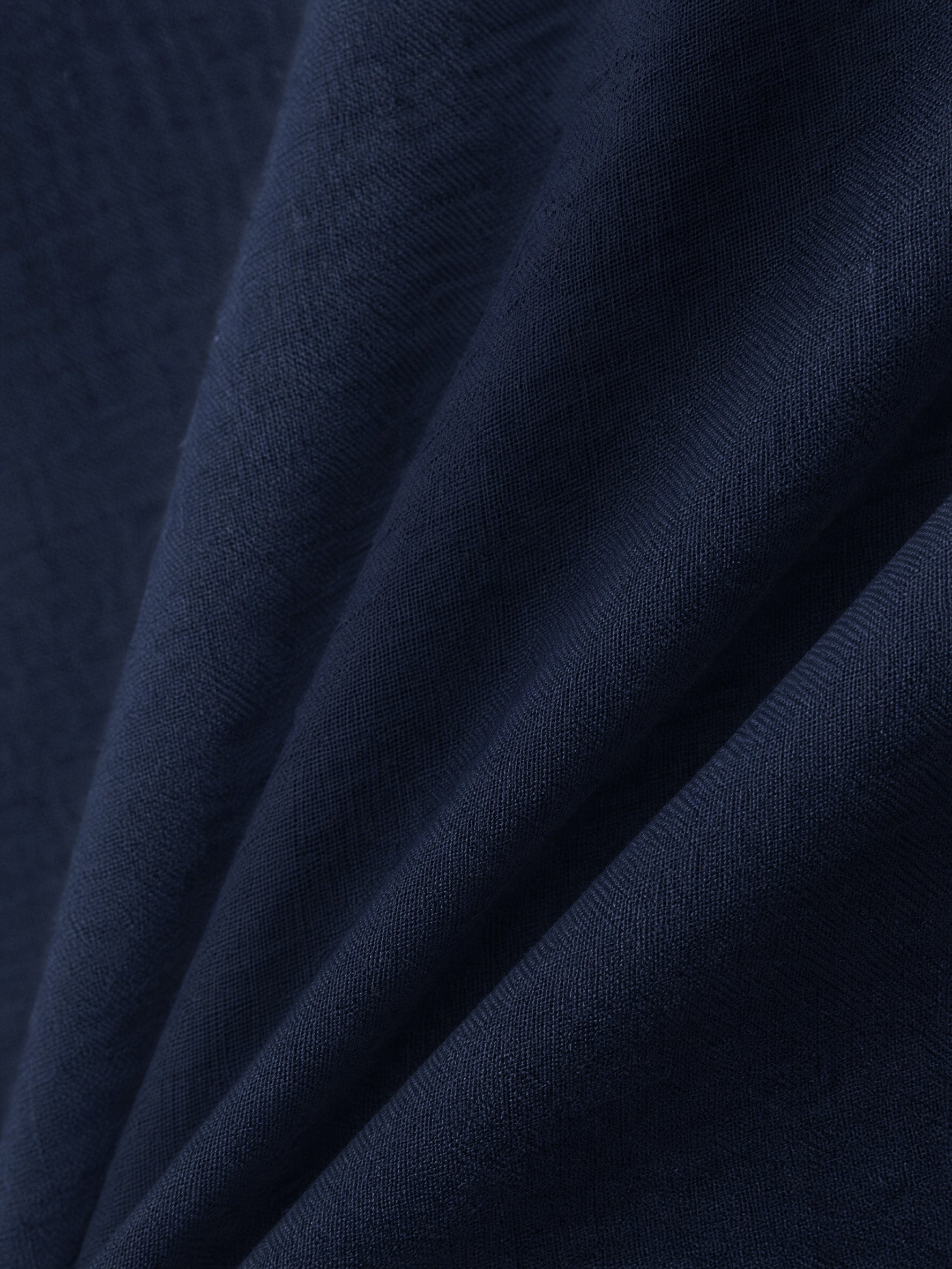 Natural Linen Long Sleeve Pocket Shirt