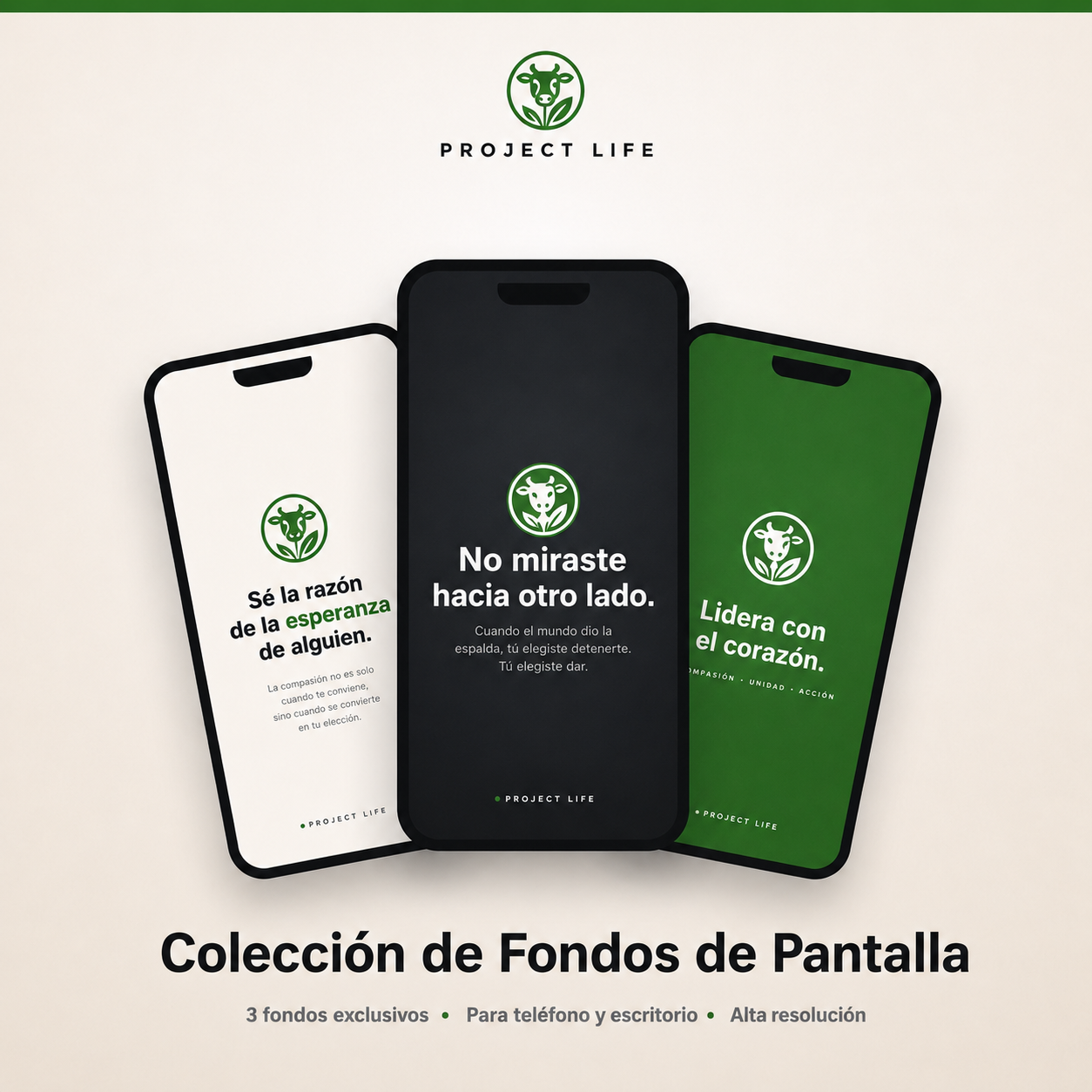 Esperanza en tu Pantalla — Colección de fondos