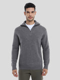 GentleKnit Half-Zip High Collar Sweater